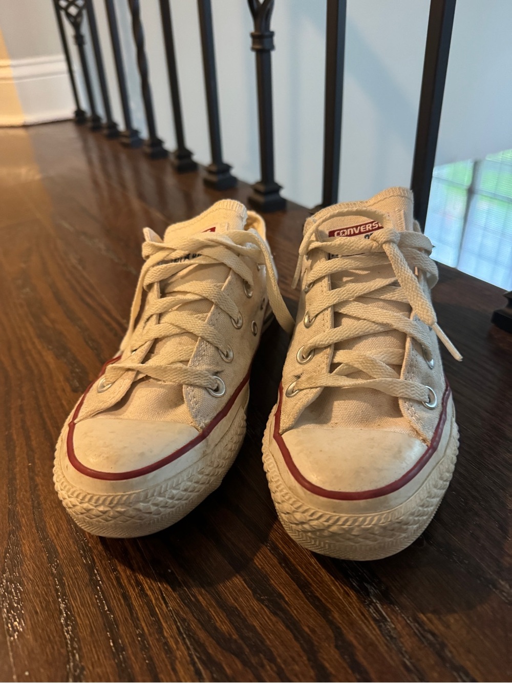 Converse white Canvas Low-Top Sneakers